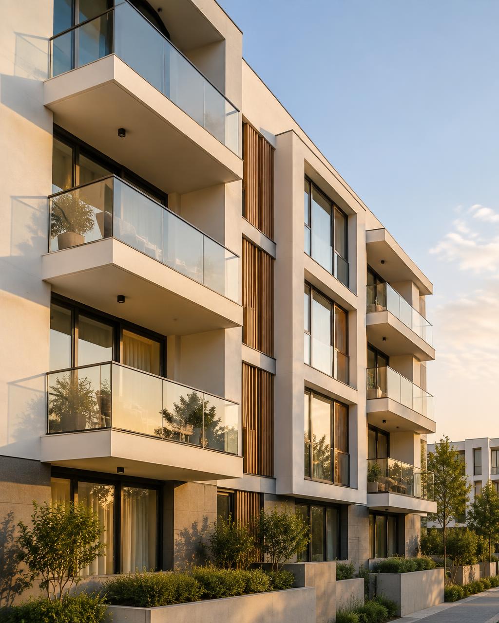 Agence immobilière moderne et lumineuse
