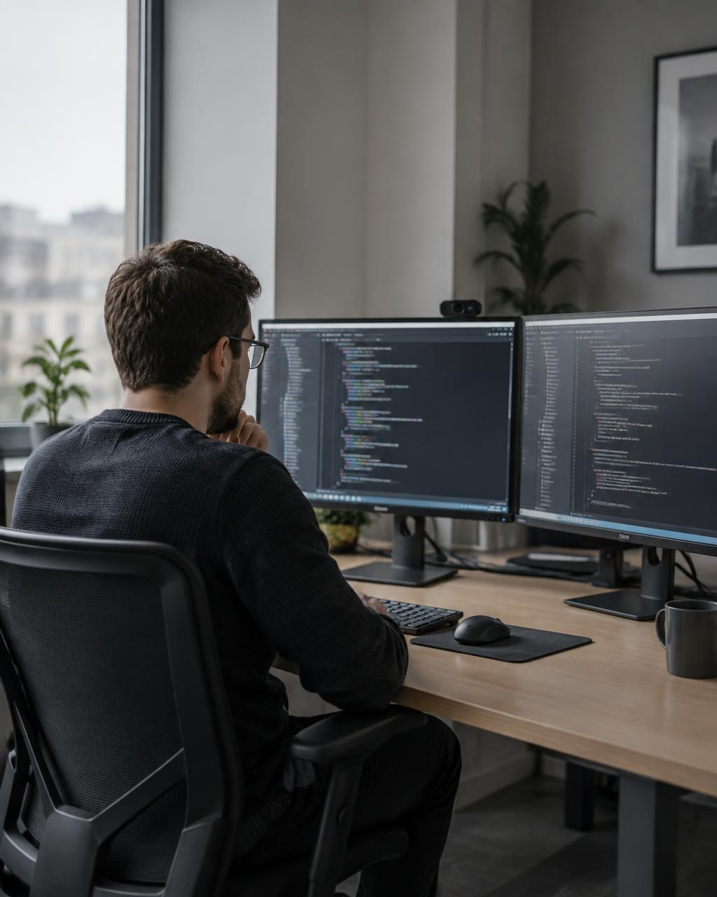 Équipe SaaS au travail dans un bureau clair